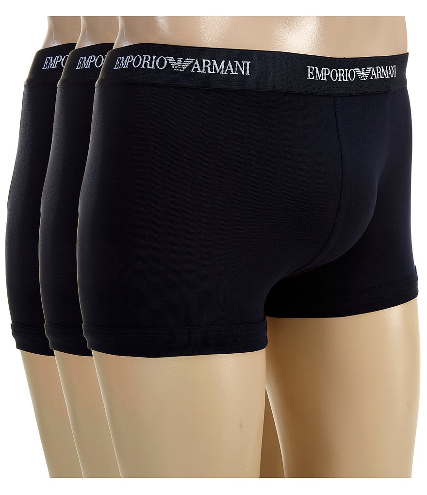 Emporio Armani Stretch Cotton Jersey Briefs 3-Pack