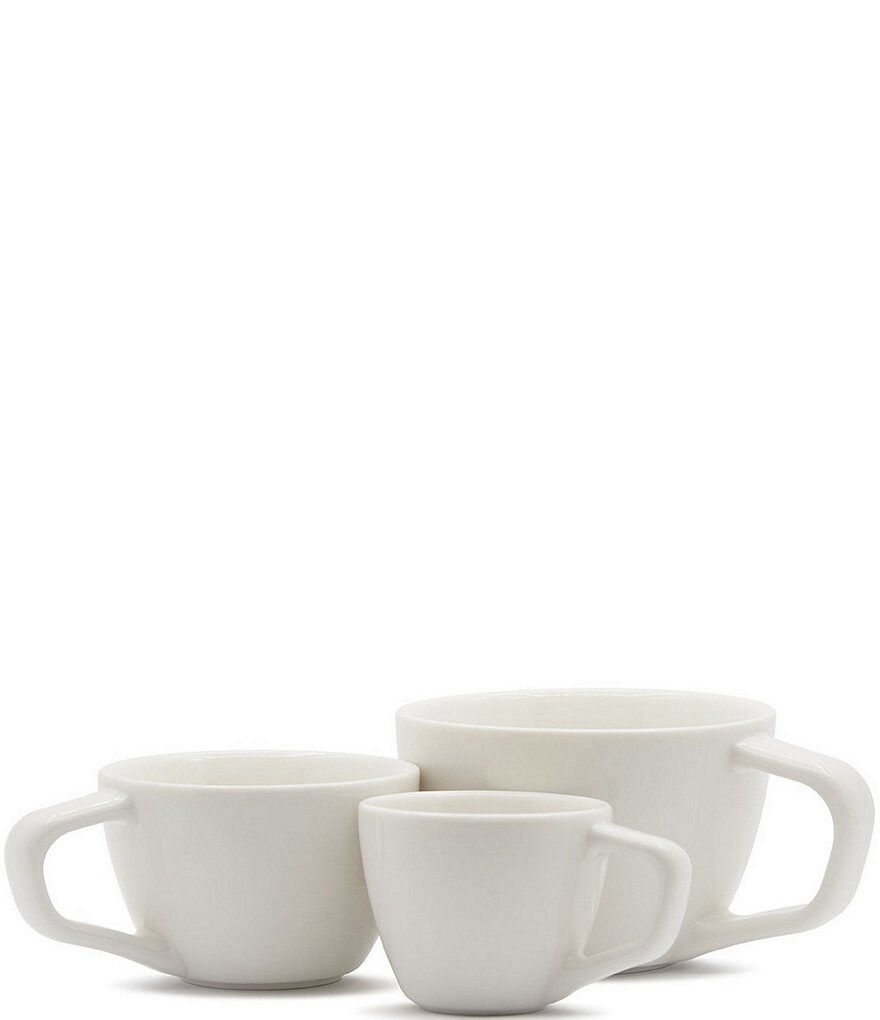 4 Oneida 0006M White China Espresso Cups Porcelain Coffee Mugs 6oz