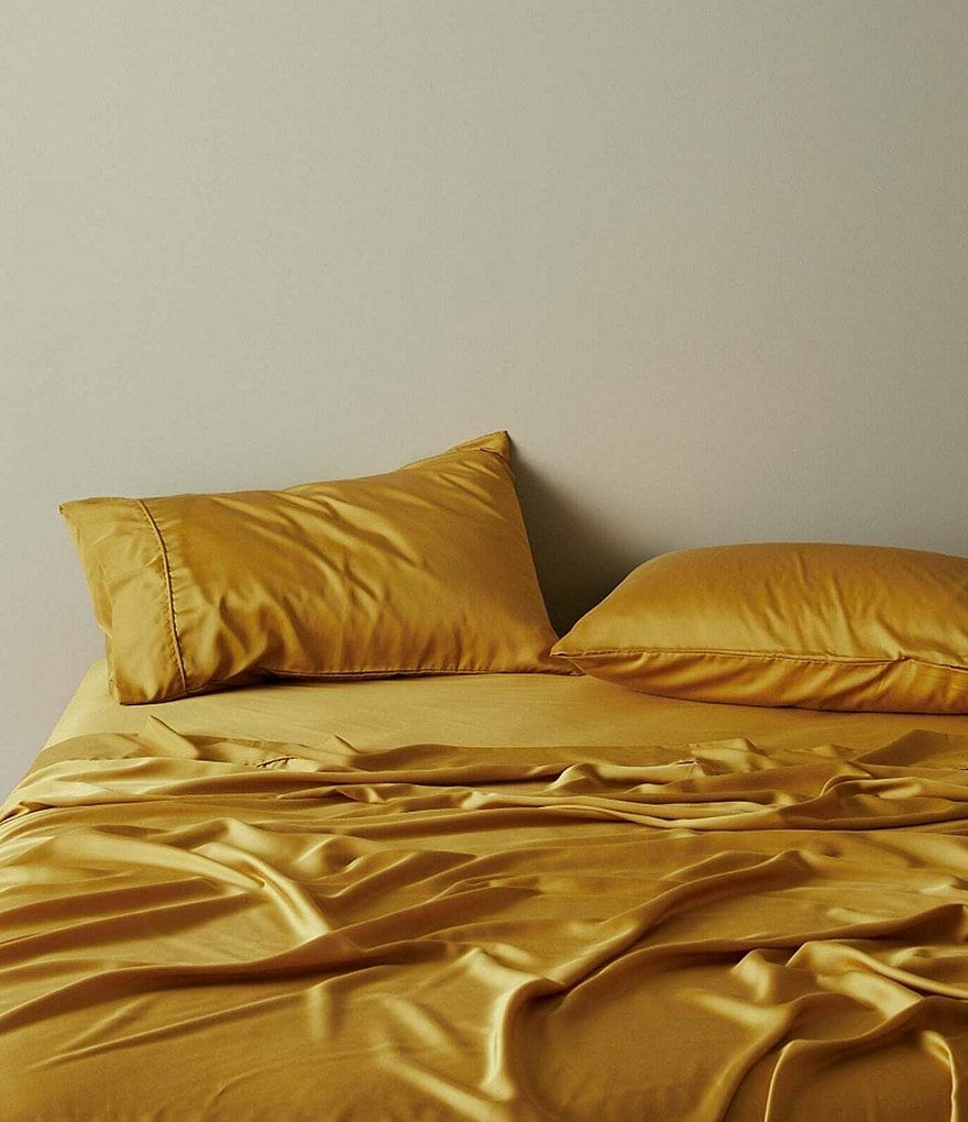 ettitude Signature Sateen Pillowcase Set - Slate / King