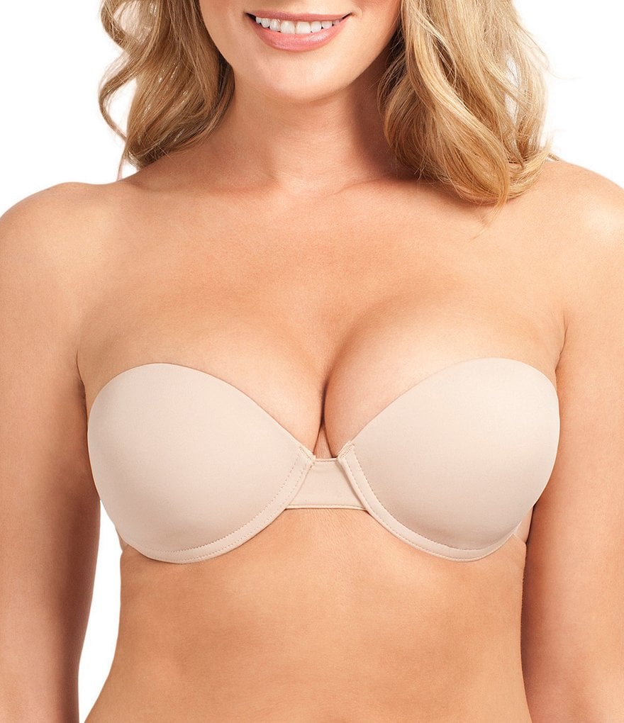 Nude Strapless Bra Adhesive Push-up For Backless Dress B Cup