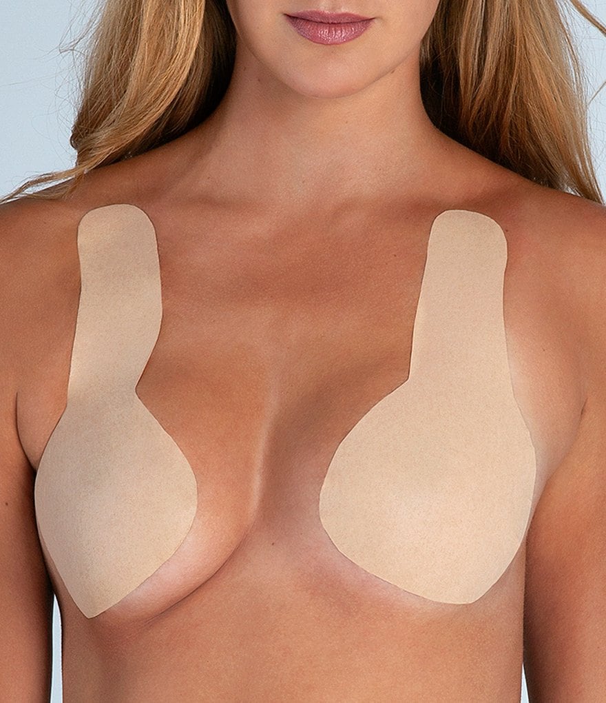 Silicone Bra Inserts Bikini Cleavage Chicken Fillets Womens Push Up - 3  Styles - Nude