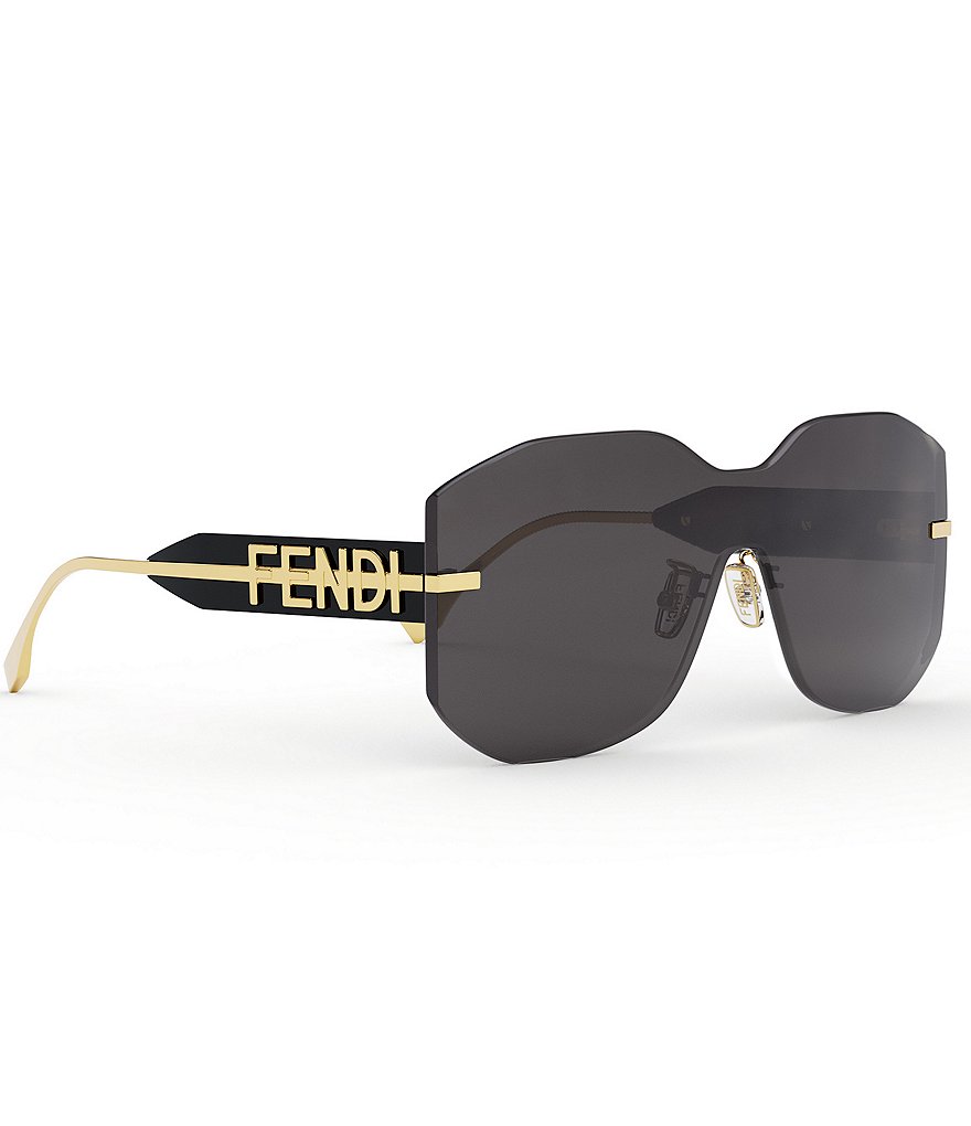 FENDI Women's Fendigraphy Geometric Shield Sunglasses | Dillard's