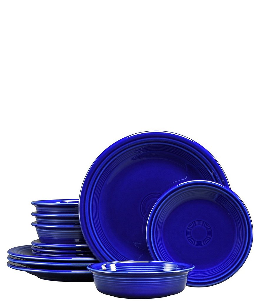 Fiesta 12 Piece Classic Dinnerware Set Dillard s