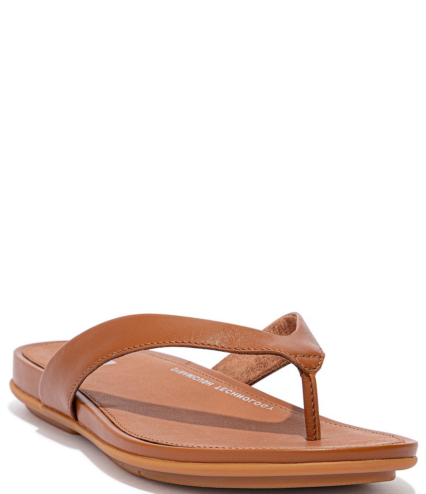 FitFlop Gracie Leather Flip-Flops