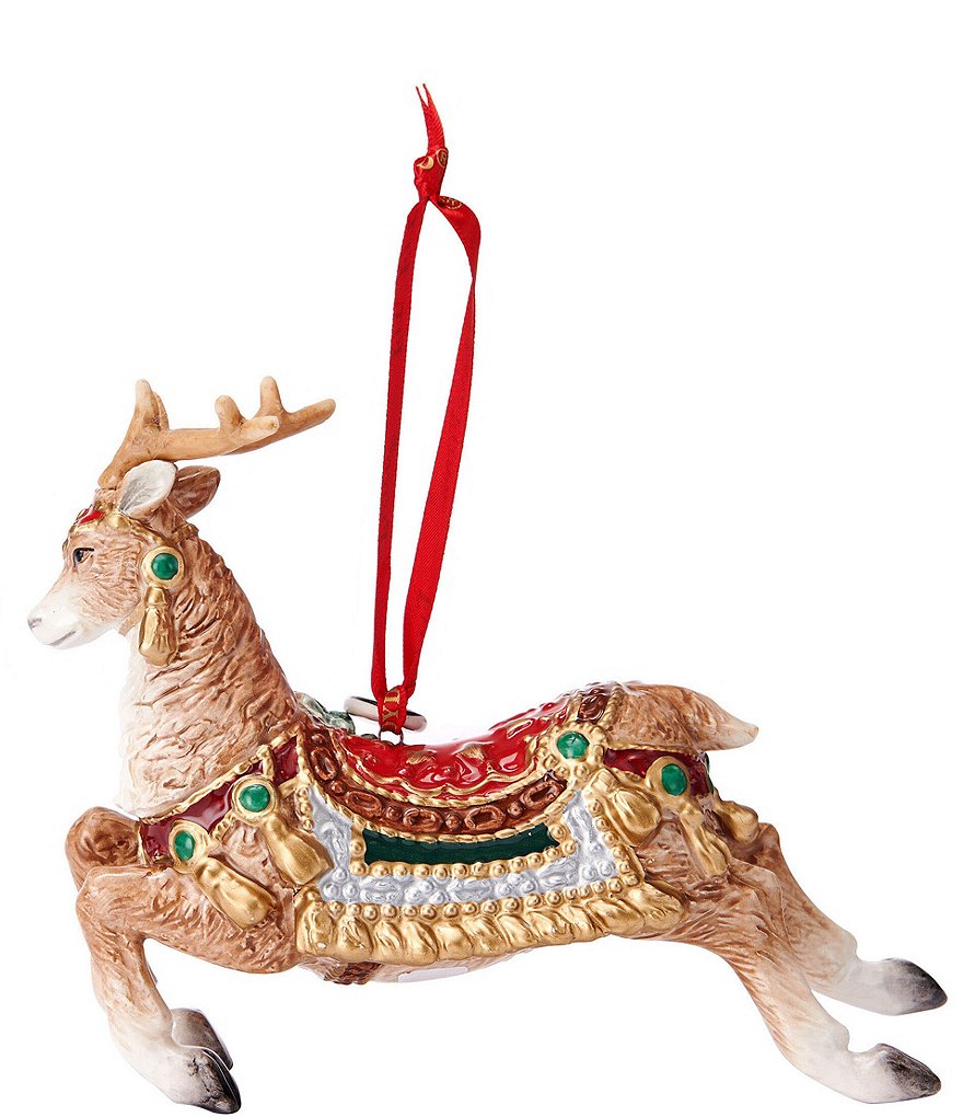 Fitz and Floyd Noel Holiday Date 2023 Deer Ornament Dillard's