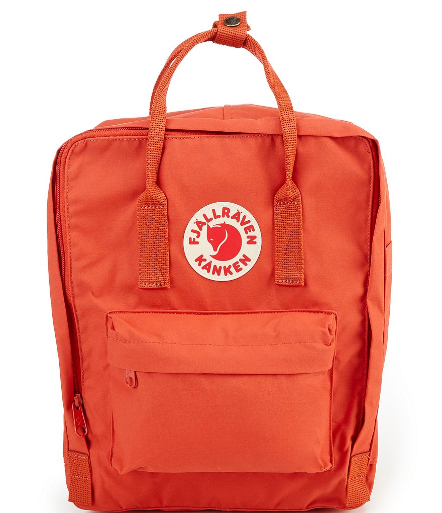 Fjallraven Patch Logo Water-Resistant Cotton Zipper Convertible Backpack |