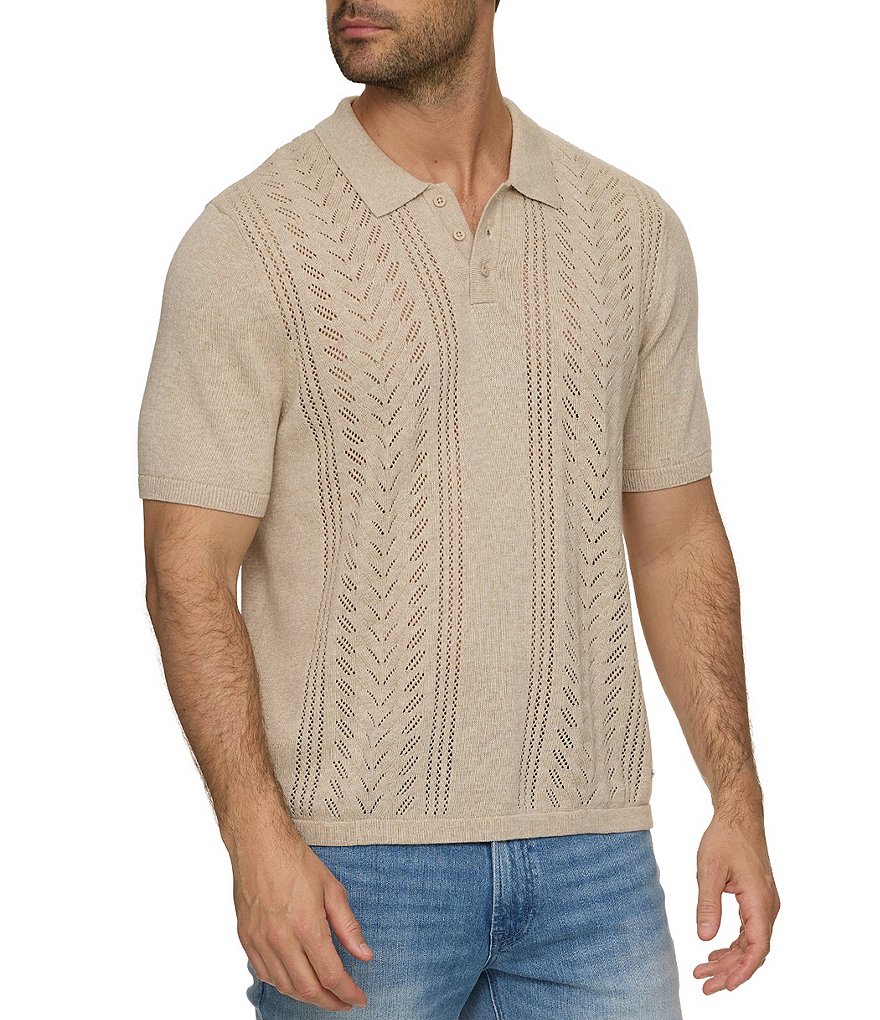 Flag and Anthem Grove Short Sleeve Sweater Polo | Dillard's