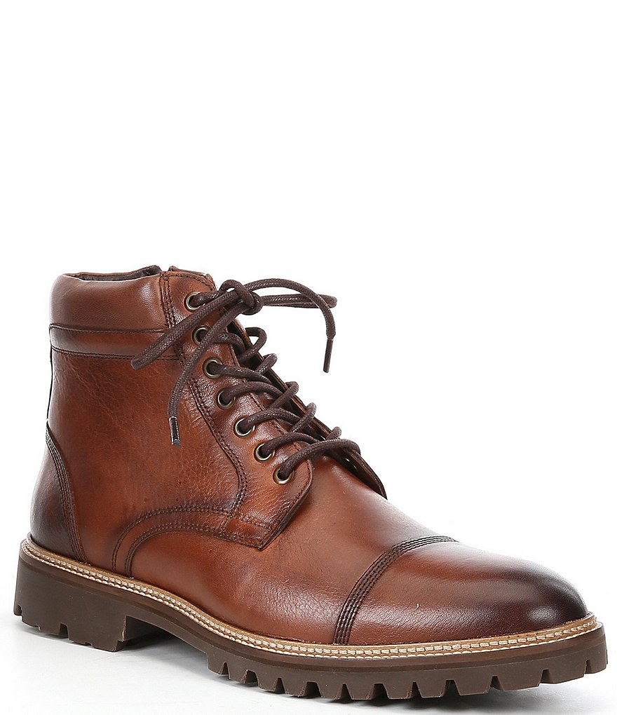 Flag LTD. Men s Marsen Cap Toe Leather Lace Up Hiker Boots