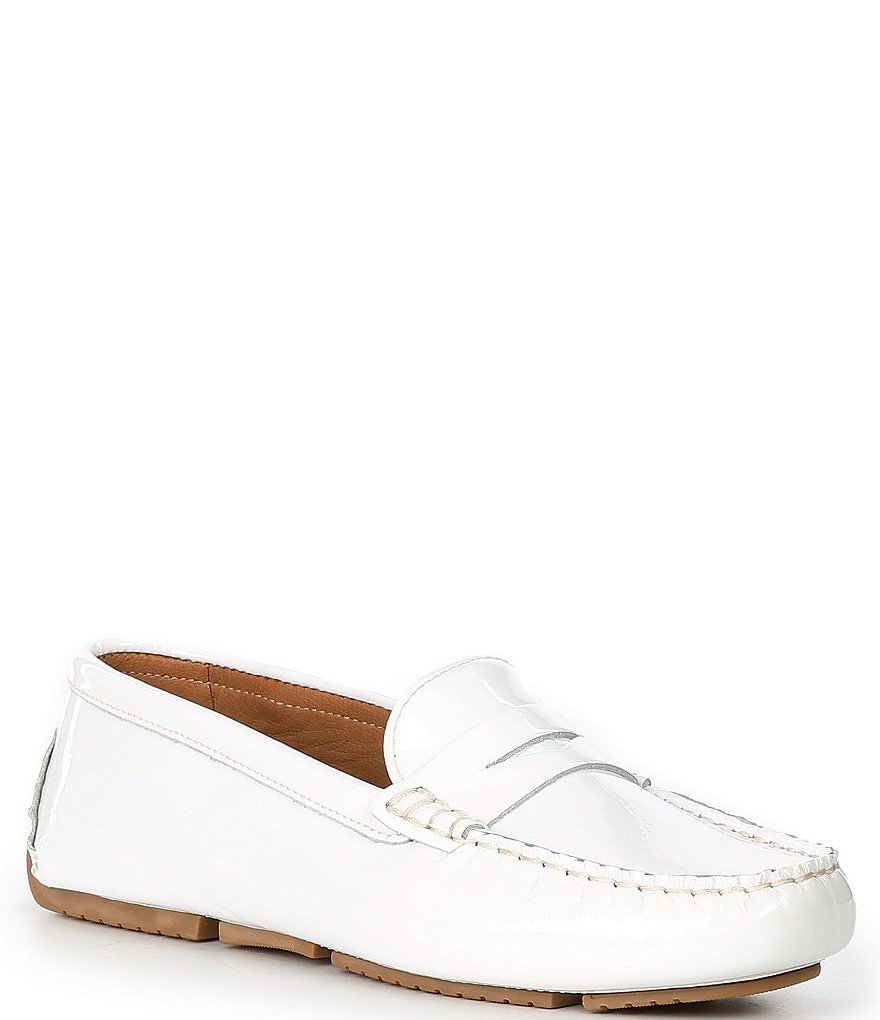 Flag LTD. Women's Morgan Patent Leather Penny Loafer Moccasins | Dillard's