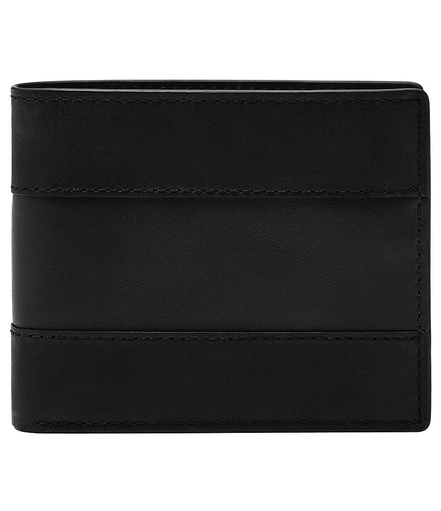 Fossil Everett Two Windows Bifold Leather Wallet | Dillard's