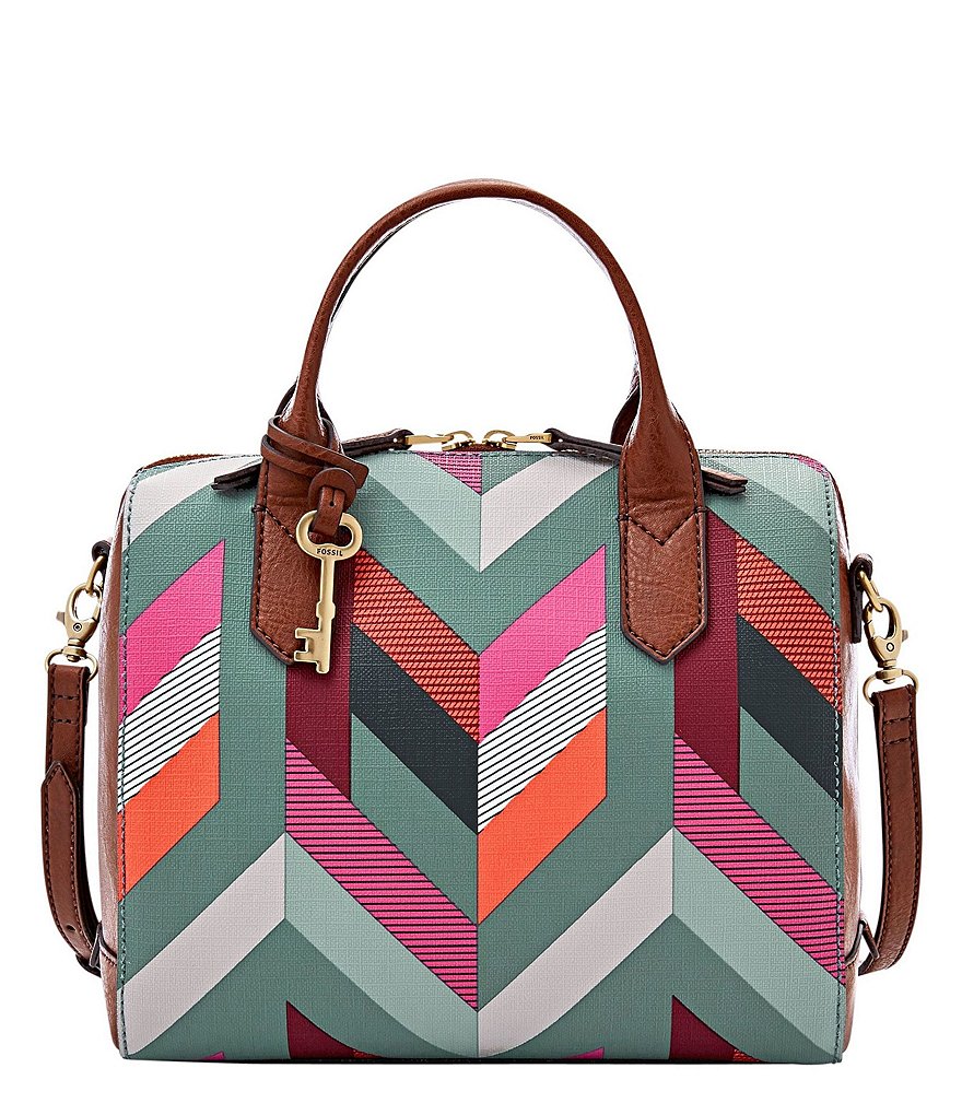 fossil fiona chevron satchel dillards fossil fiona chevron satchel dillards