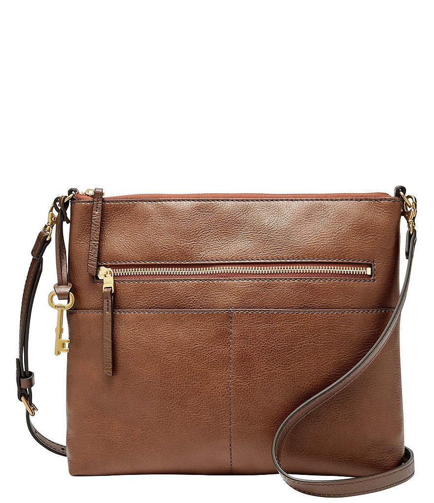 Fossil Fiona Large Leather Crossbody Bag | Dillard's