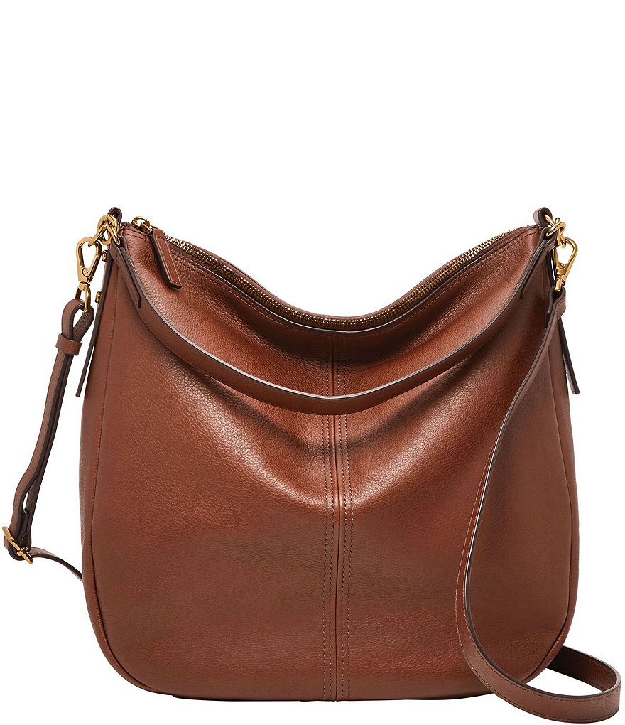 Fossil Harwell Suede Hobo Bag | CoolSprings Galleria