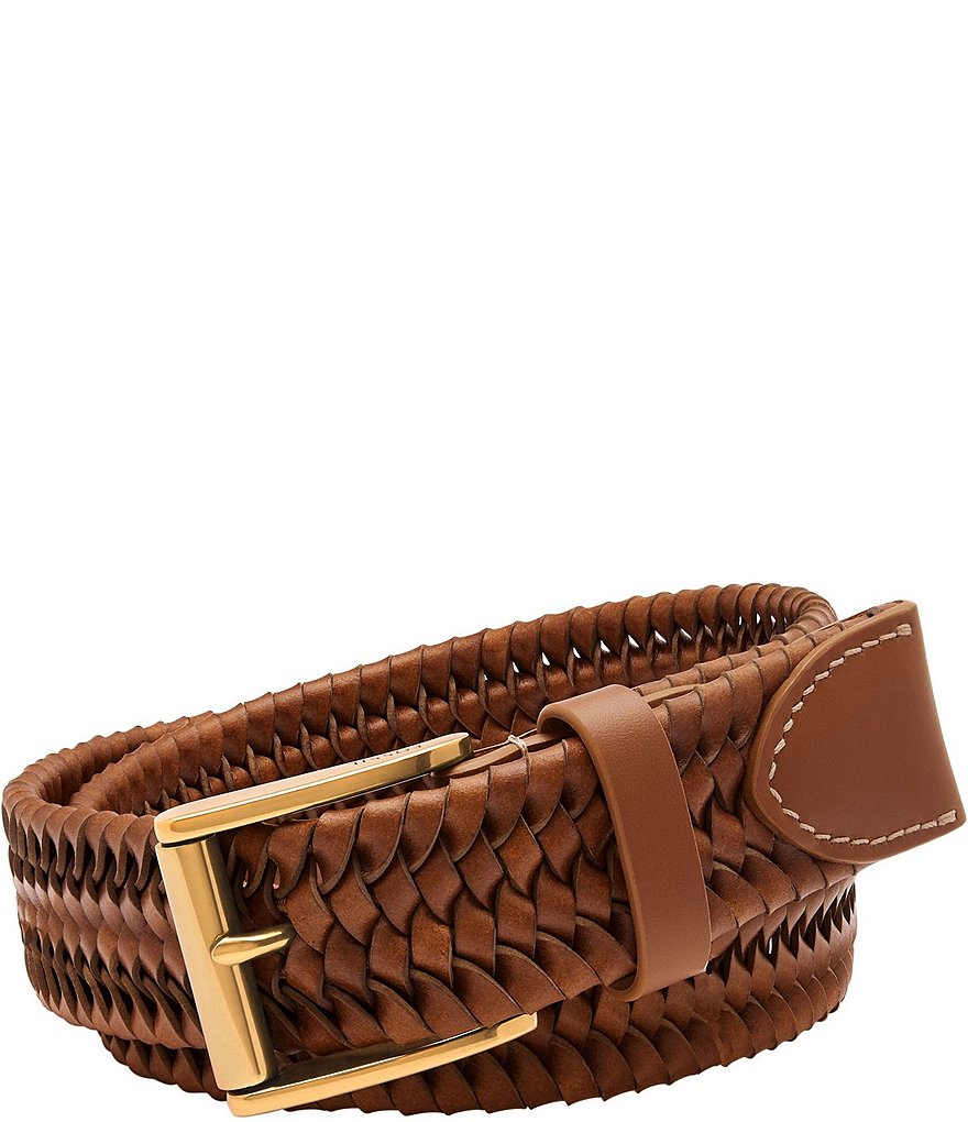 Fossil Rhett Stretch Braided Dress Belt | Dillard display picture 1
