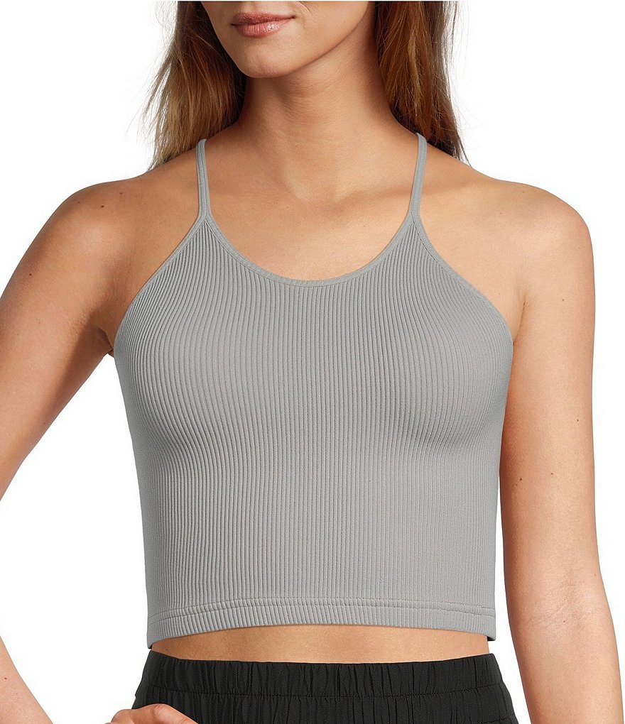 FREE PEOPLE MOVEMENT Happiness Runs Strappy Back Halter Crop by at Free  People - ShopStyle Tops