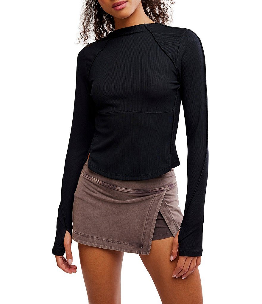 FP Movement Love Club Crew Neck Long Sleeve Tee | Dillard's
