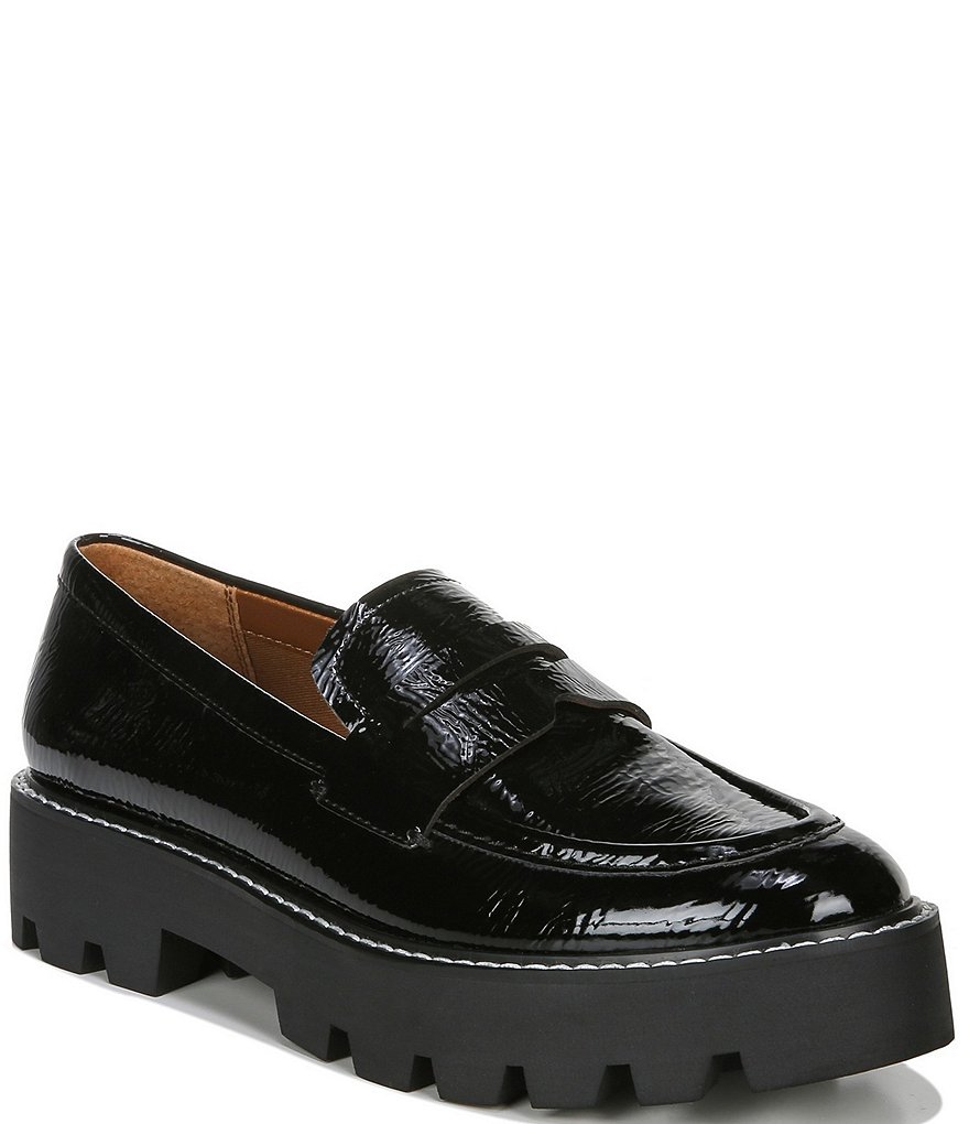 franco sarto navy loafers