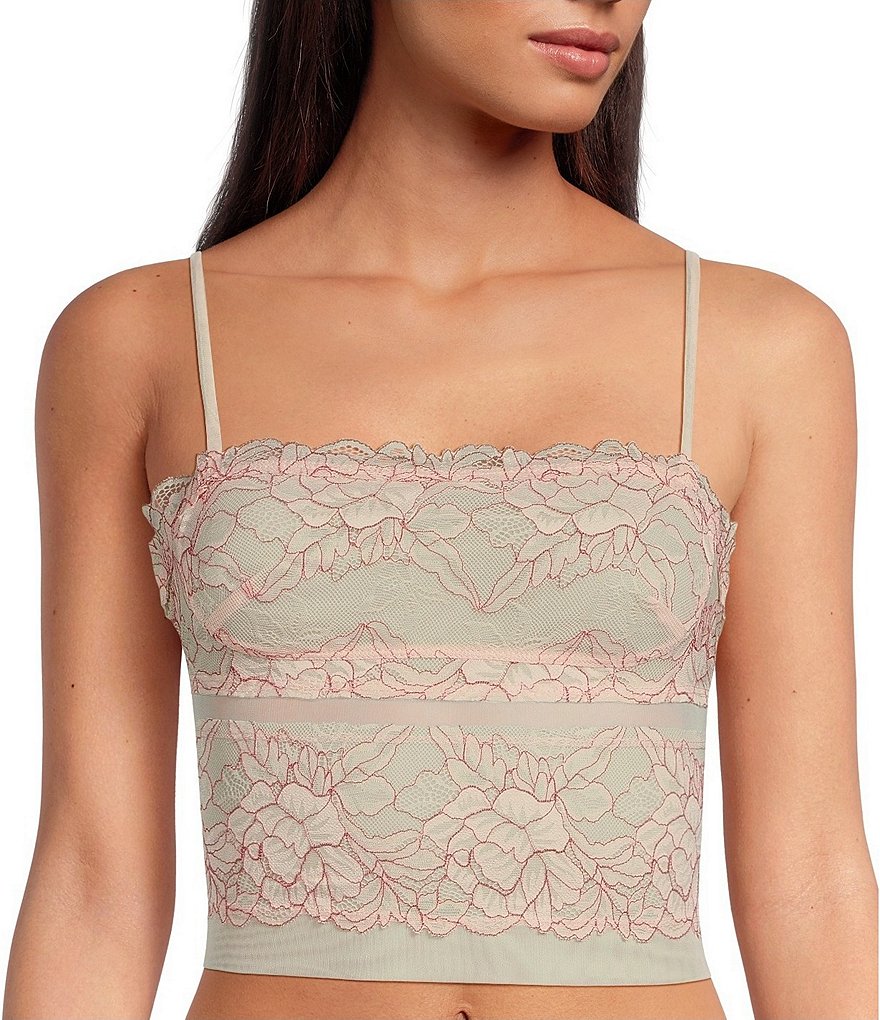 Free People Lace Bandeau White F7150220A - Free Shipping at Largo Drive