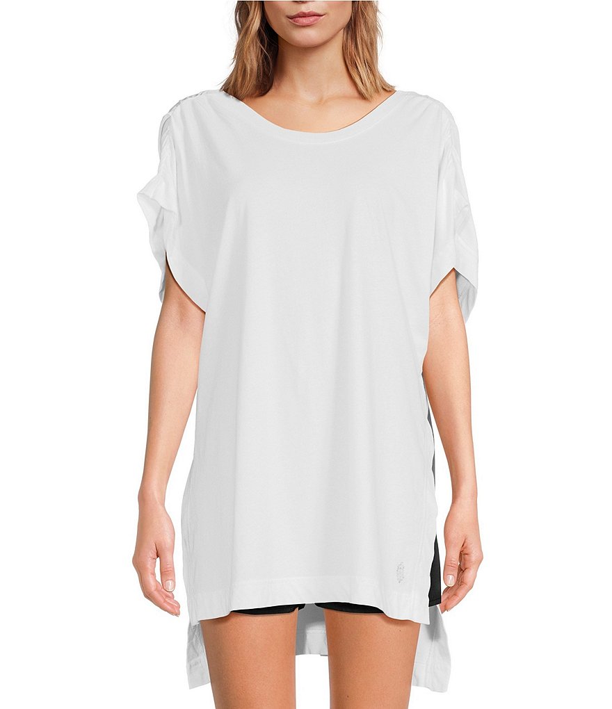 Free People FP Movement Arabesque Short Sleeve Shirt