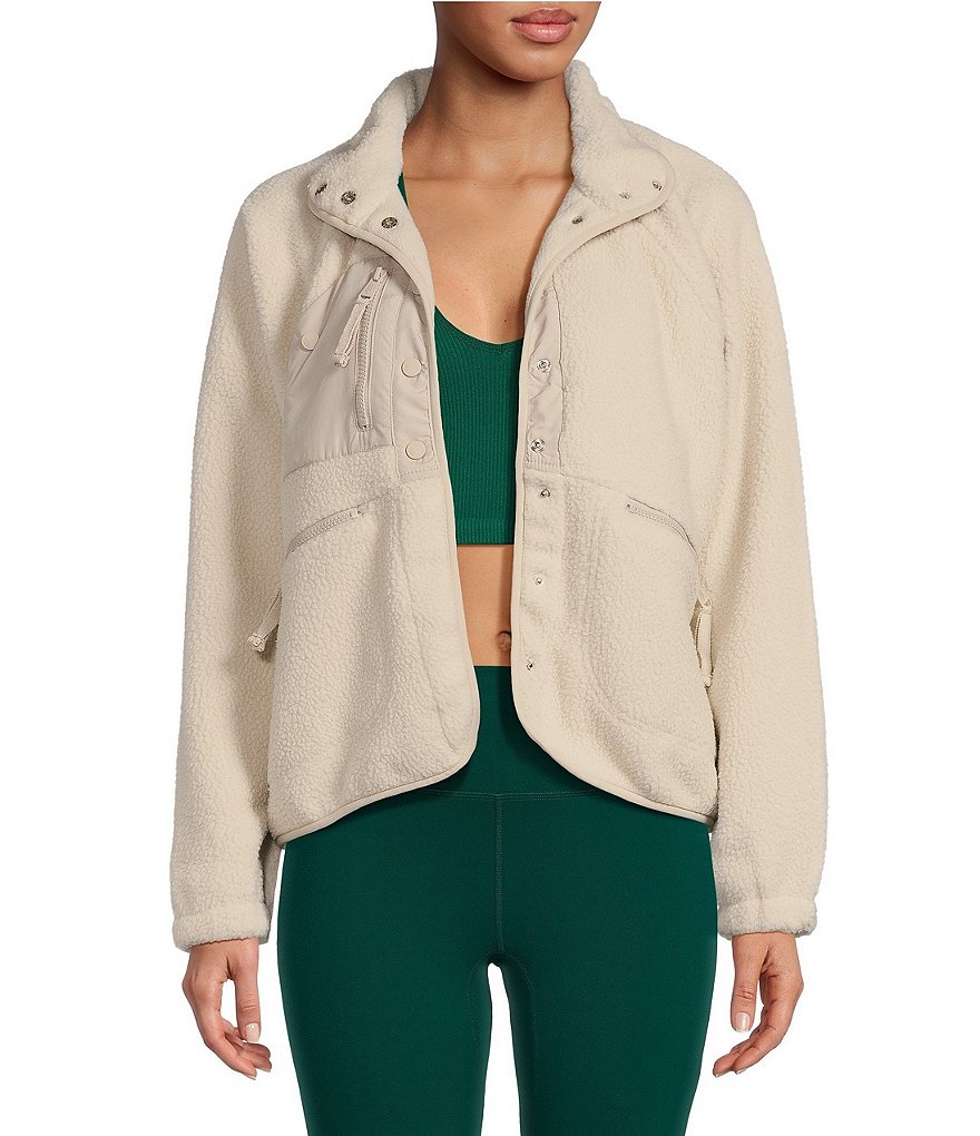 Free People FP Movement Hit the Slopes Stand Collar Long Sleeve