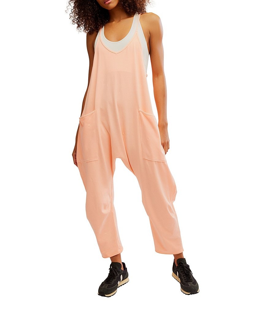 Free People ★ FP Movement ★ Day Trip Onesie Free People FP Movement Sleeveless Scoop Neck Ankle Length