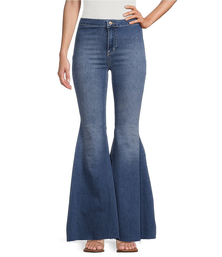yotyukeb Bell Bottom Jeans For Men Vintage Punk Full Length Light Wash  Bootcut Jeans Pocket Flare Pants - Walmart.com