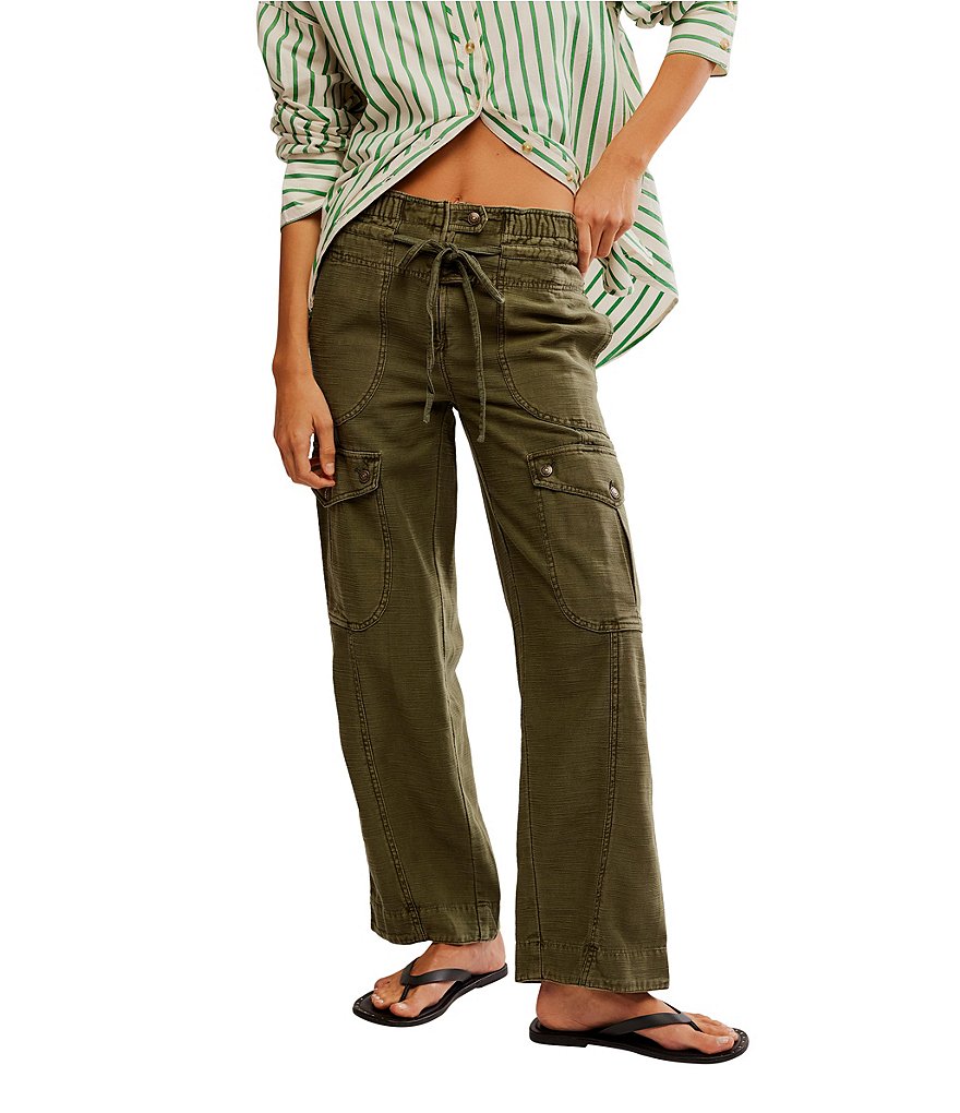 Free People Park Ave High Rise Cargo Pants | Dillard's