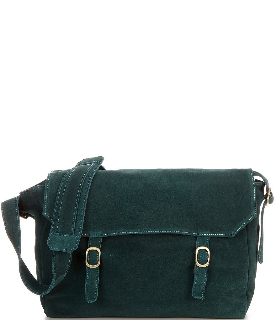 Free People Zahara Suede Messenger Crossbody Bag