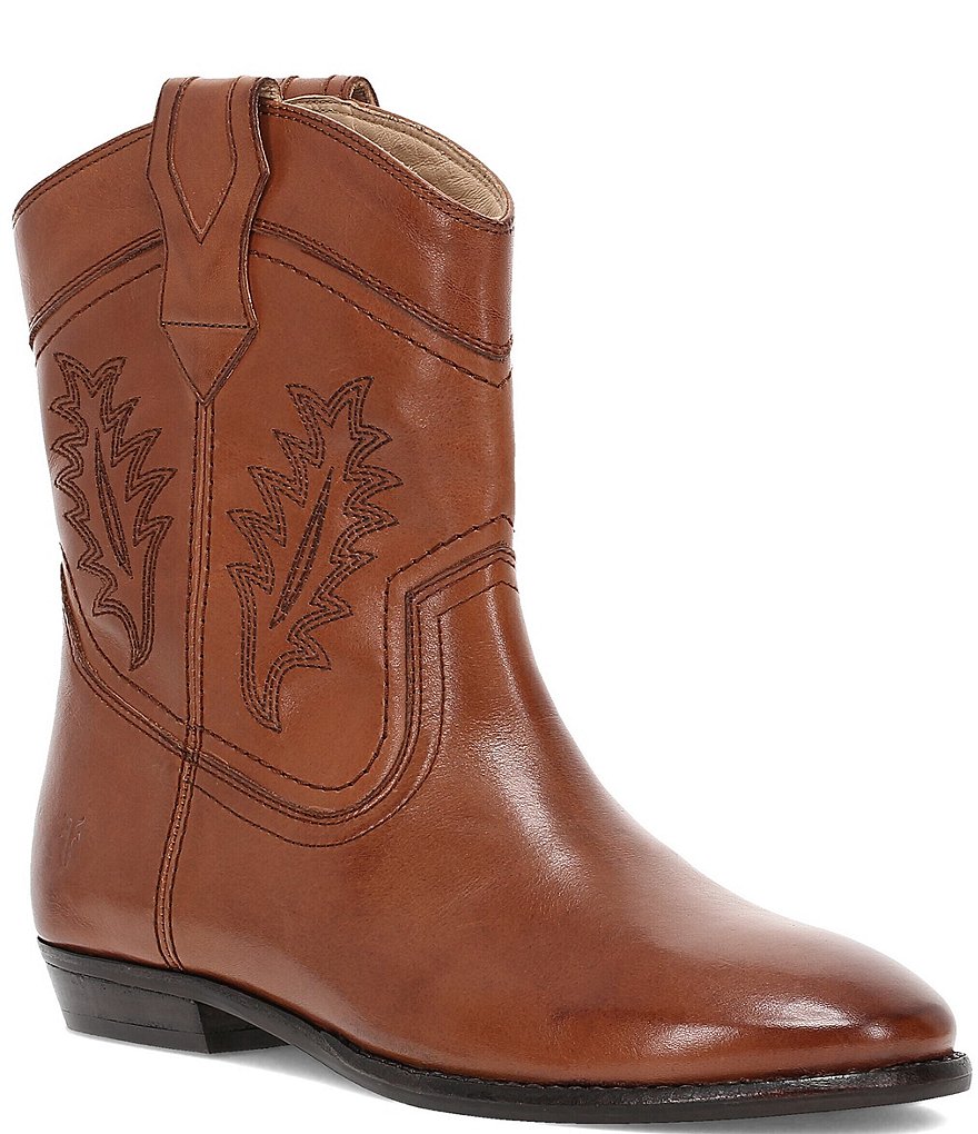 Frye popular Blair Western Deco Leather Booties