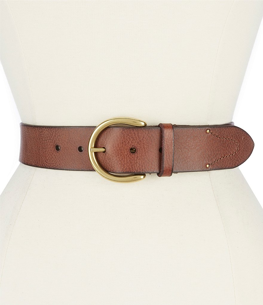 Women's Medium Brown 1.5 Leather Belt