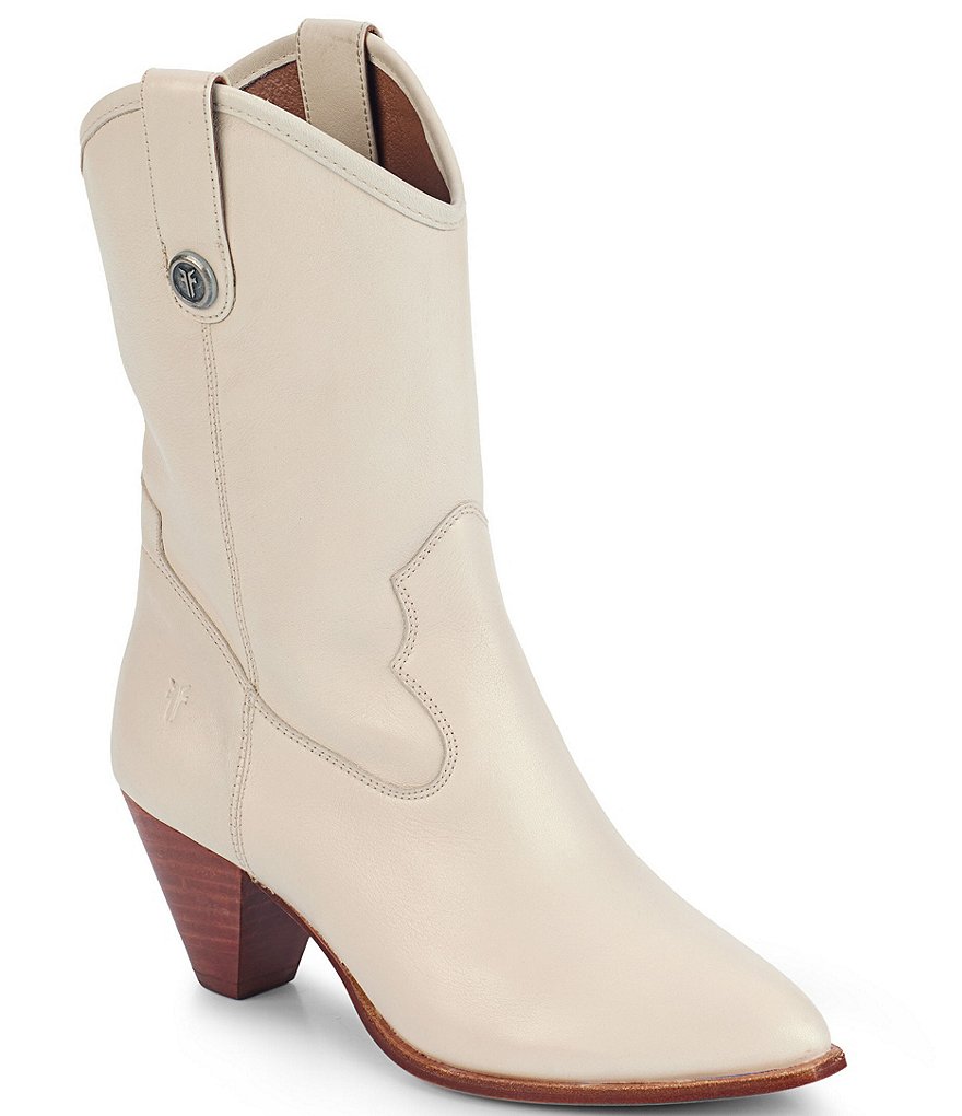 Frye June Western Leather Booties Dillard s