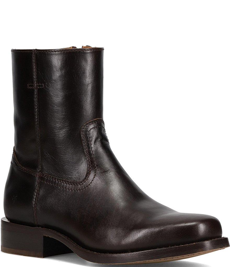 Frye Men's Campus Leather Inside Zip Boots Dillard's