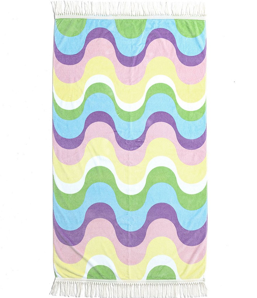 Funboy 70s Wave Beach Towel | Dillard's