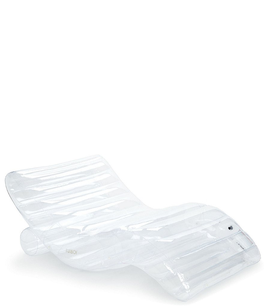 Funboy Super Clear Chaise Lounger