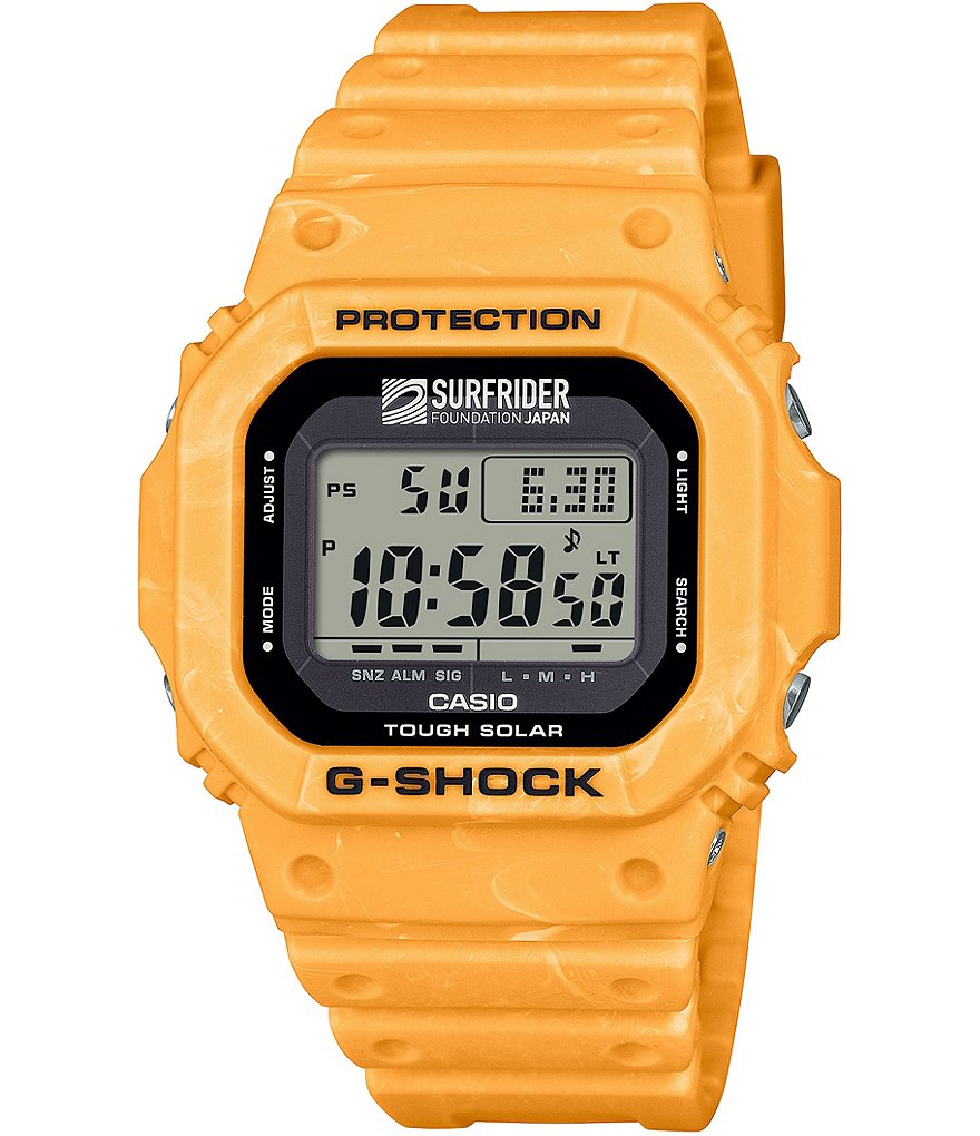 G-Shock Men's Digital Yellow Resin Strap Watch | Dillard's