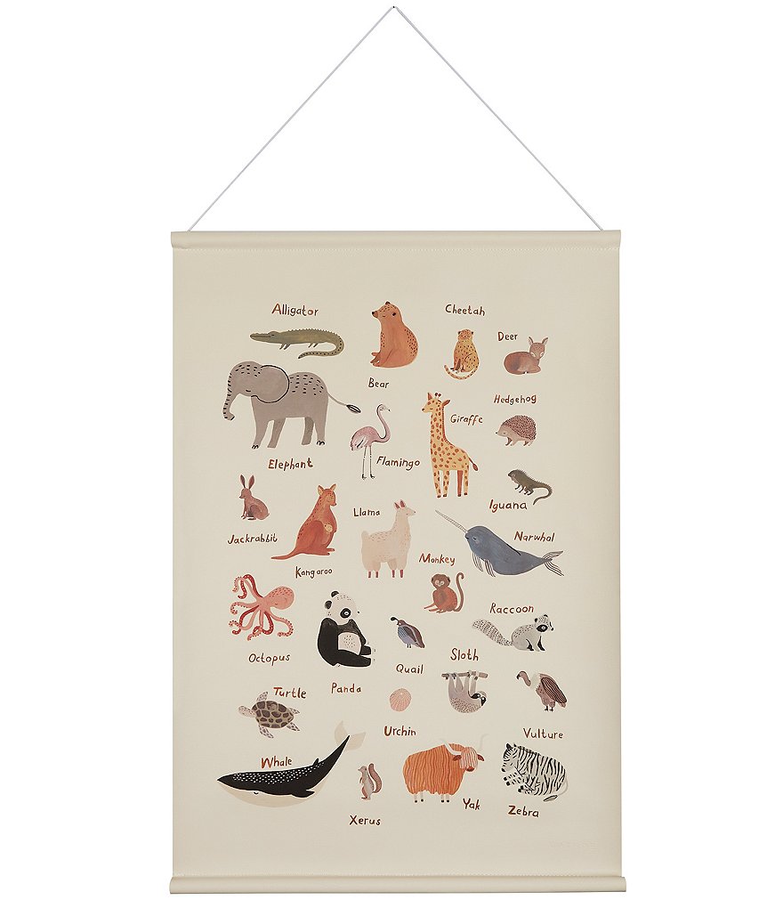 Animal Alphabet Poster / A-Z Animals Art Print by Kathryn Churn Designs