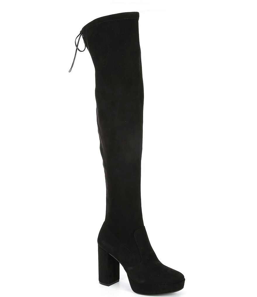 GB As-If Over-the-Knee Block Heel Boots | Dillard's