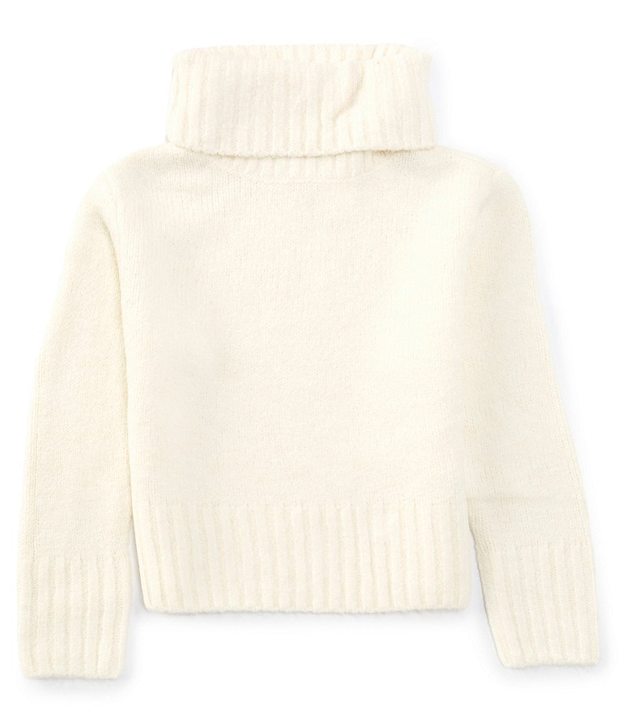 GB Big Girls 7-16 Long Sleeve Oversized Turtleneck Sweater