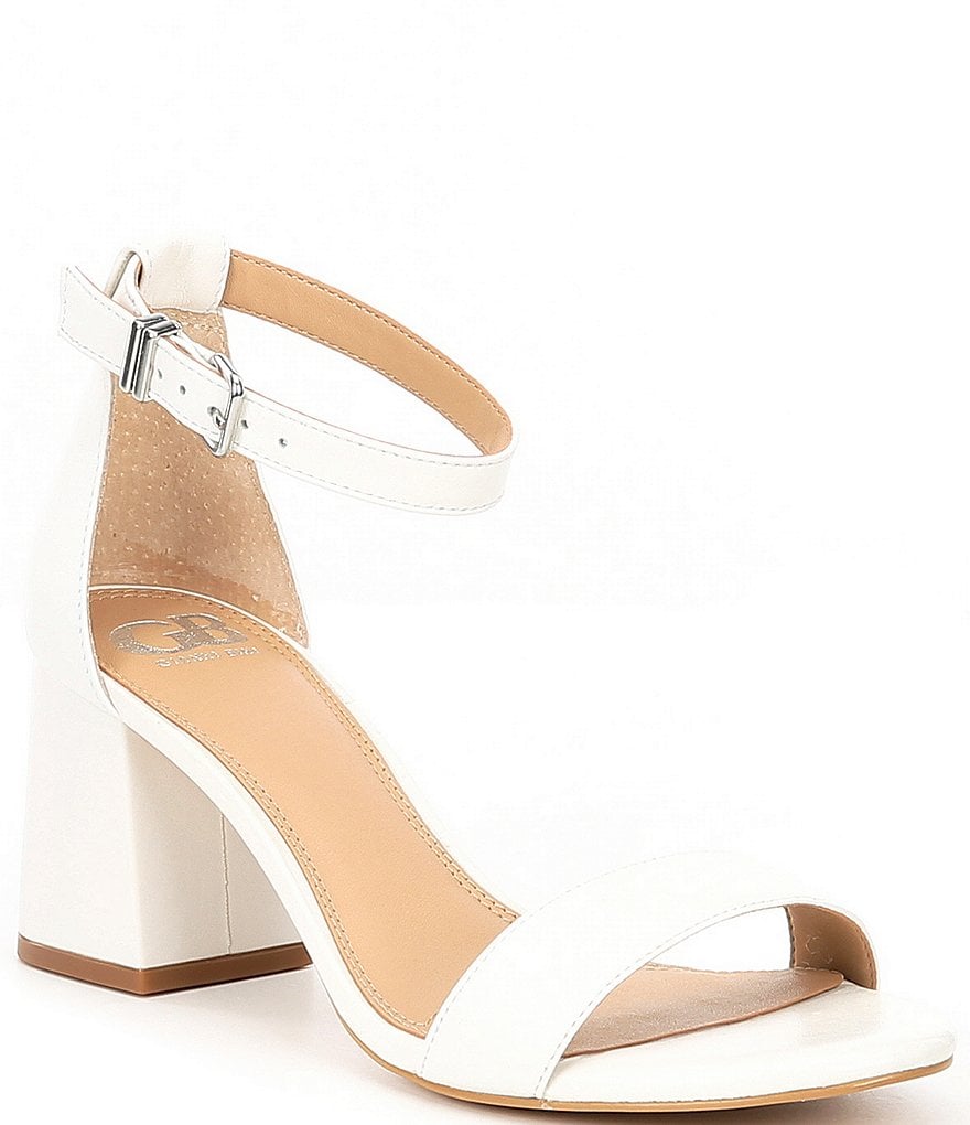 GB Block Party Leather Ankle Strap Sandals | Dillard's