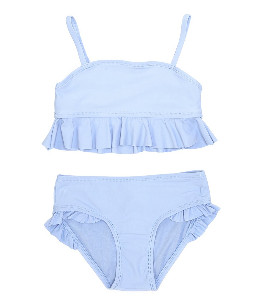 GB Little Girls 2T-6X Flounced Bandeau Two-Piece Swimsuit | Dillard's