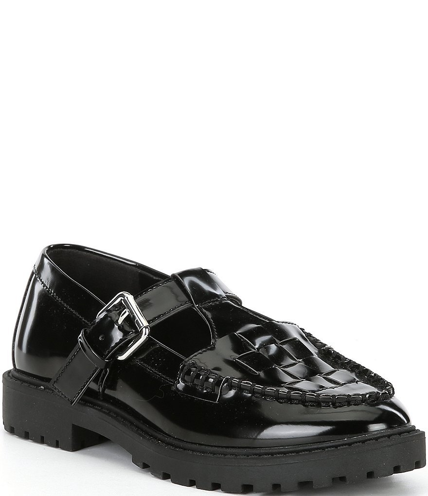 ローファー・オックスフォード JILLSTUART Millie black strap platform loafers 00000000_zi_385e2d94-ca7c-45bf