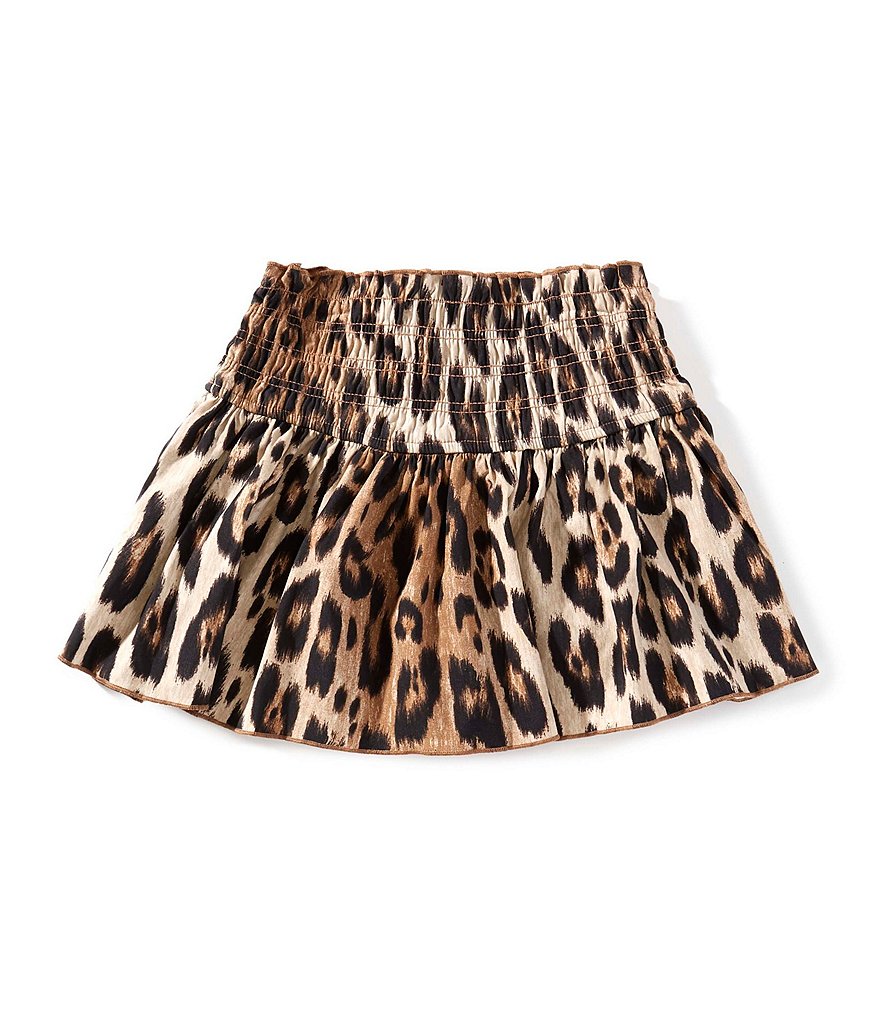 GB Little Girls Sydney Cheetah Print Scrunch Skirt | Dillard's