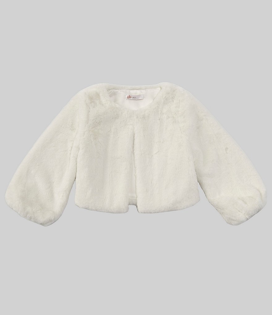 GB Social Little Girls 2T-6X Faux Fur Jacket | Dillard's
