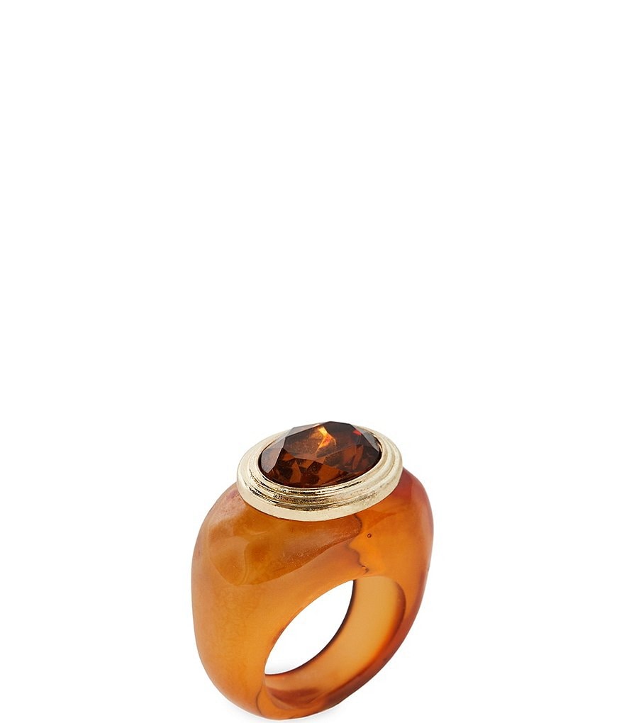 Gemma Layne Pave Resin Statement Ring