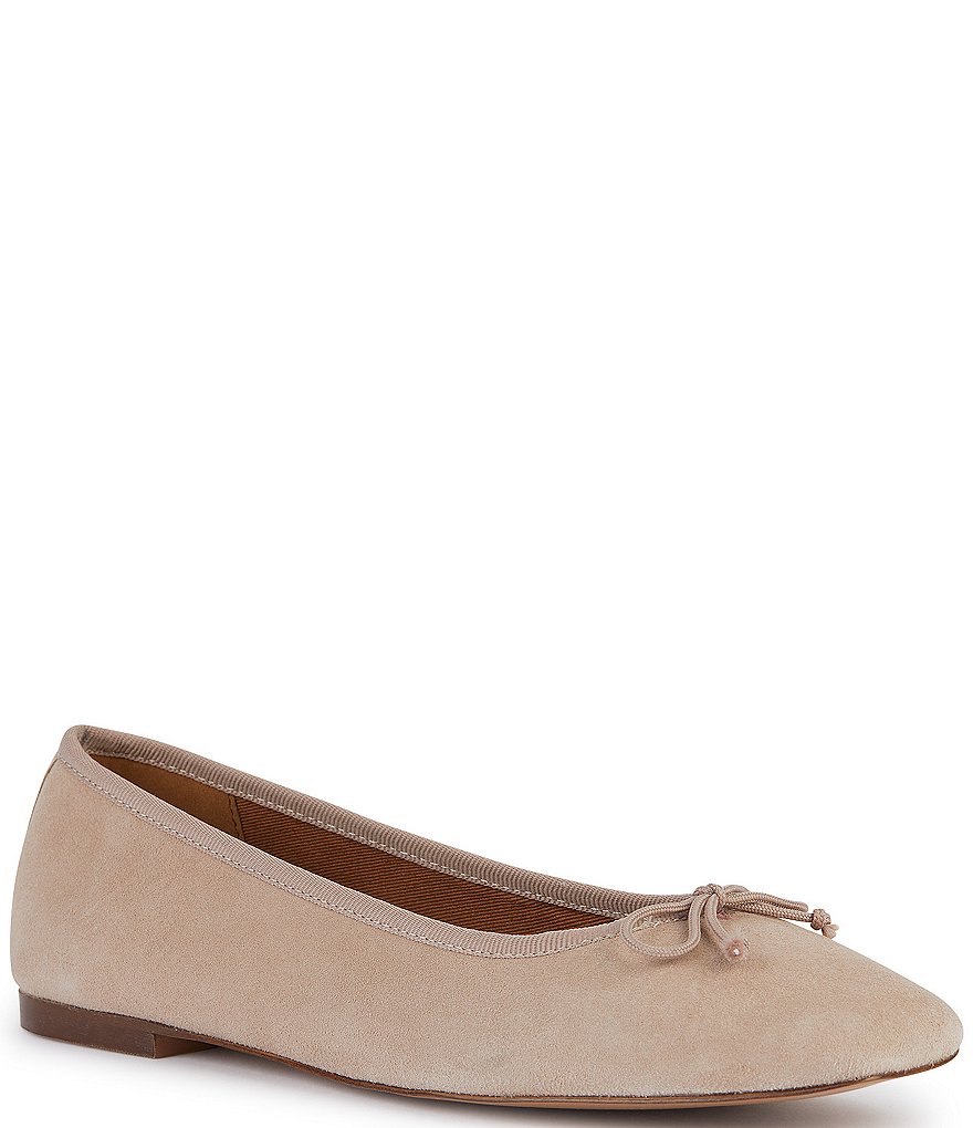 Geox Marsilea Suede Ballerina Bow Flats 