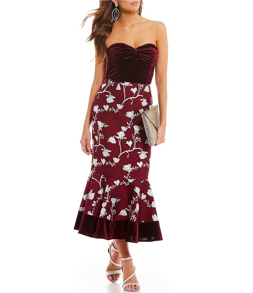 gianni bini velvet dress