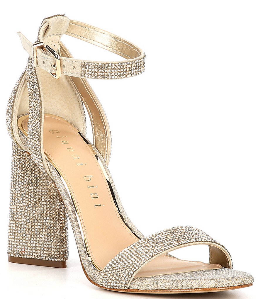 Gianni Bini Ankle Strap good Block Heel Sandals