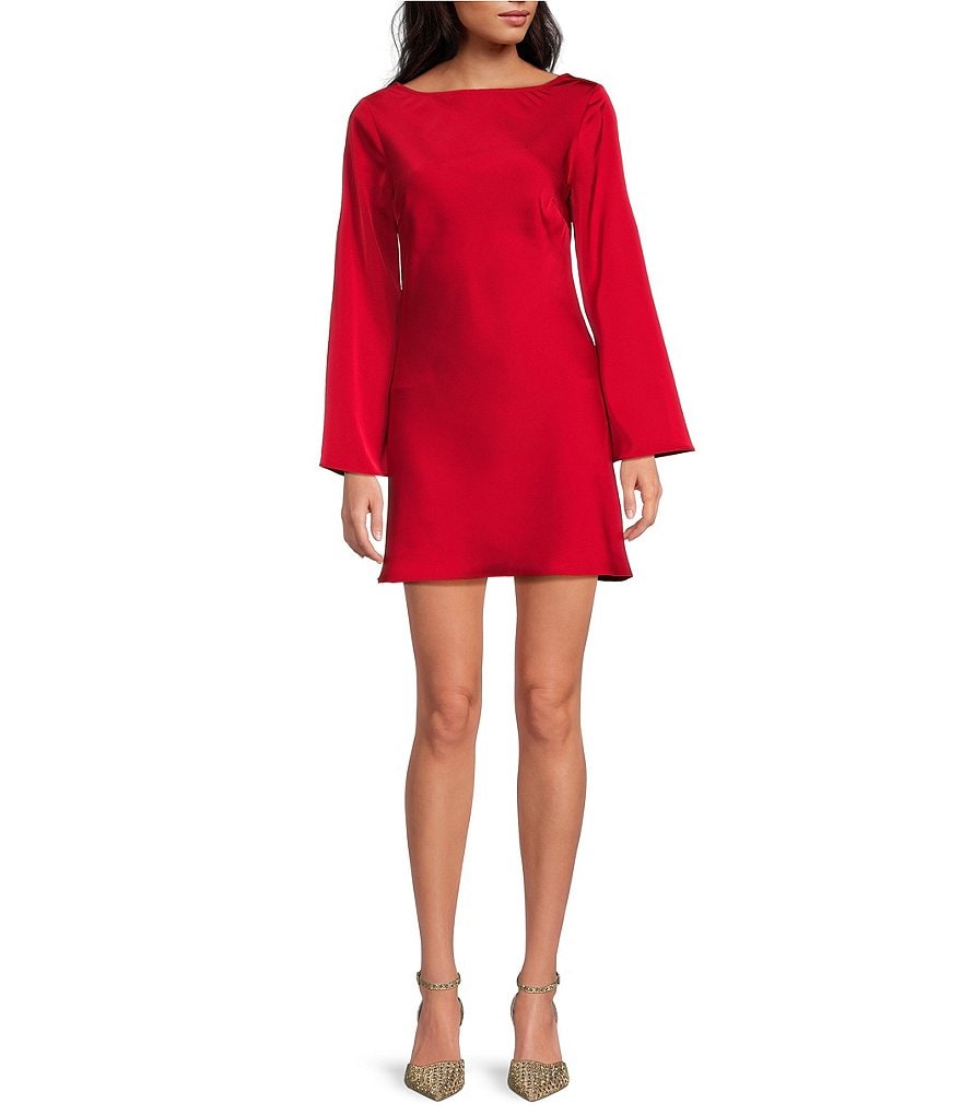 Gianni Bini 2024 Red Orange Candace Mini Dress