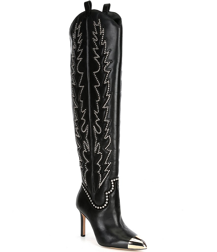 Dillards knee sale high boots