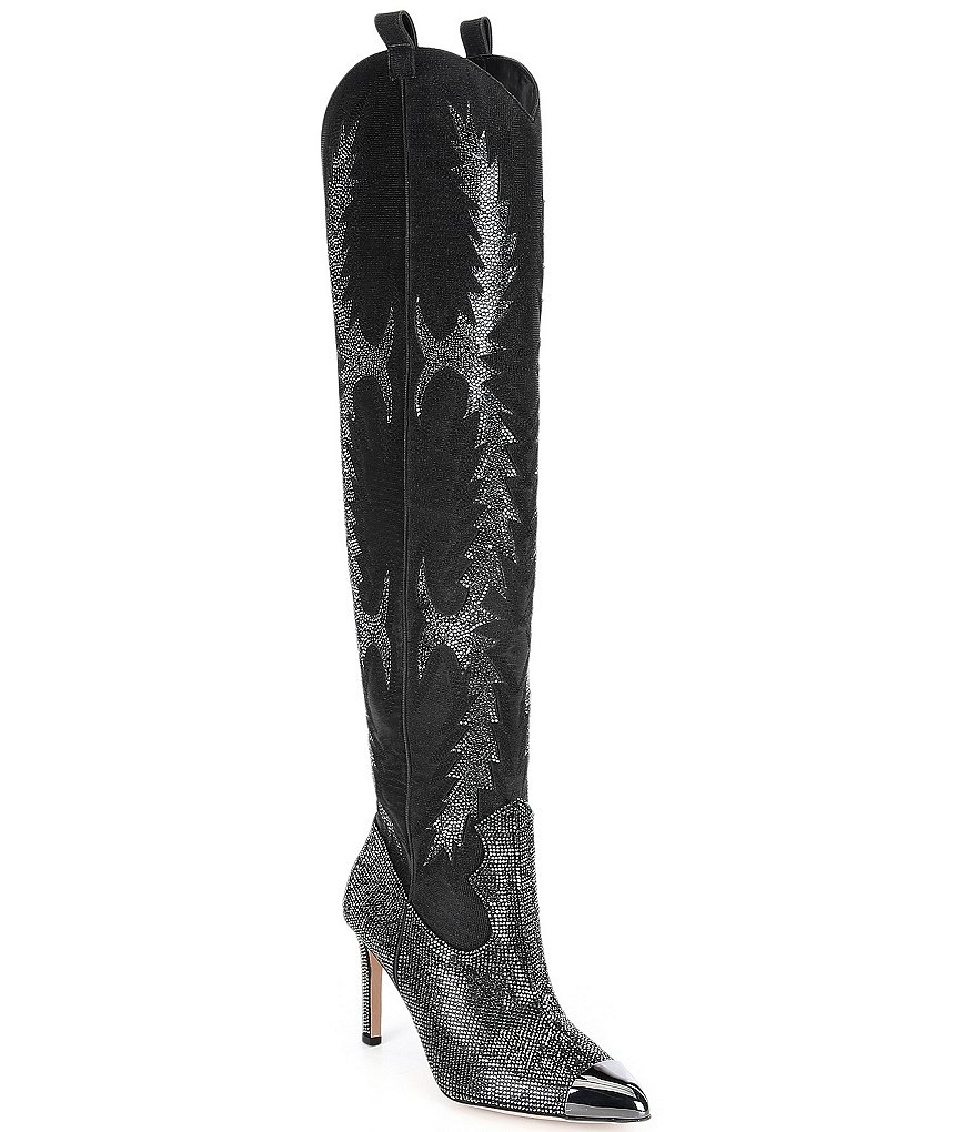 Gianni bini daveigh sales studded western booties